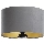 Universal lampskärm STANDART E27 diameter 45 cm grå/guld