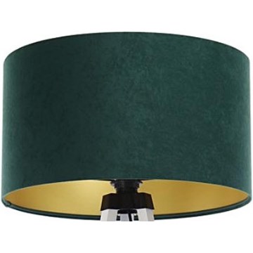 Universal lampskärm STANDART E27 diameter 45 cm grön/guld