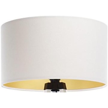 Universal lampskärm STANDART E27 diameter 45 cm vit/guld