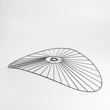 Universell lampskärm CURITIBA 60x80 cm svart