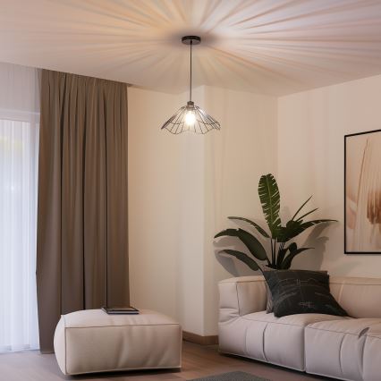 Universell lampskärm CURITIBA Ø 40 cm, svart