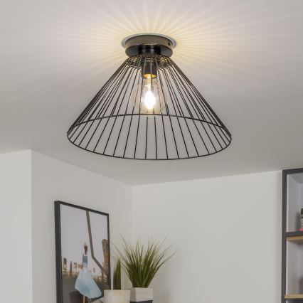 Universell lampskärm CURITIBA Ø 45 cm svart