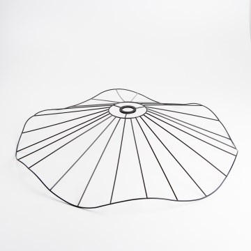 Universell lampskärm CURITIBA Ø 80 cm svart