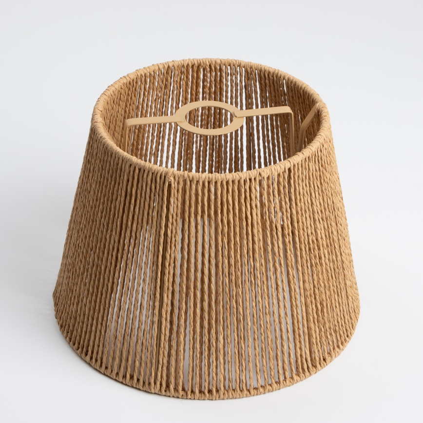 Universell lampskärm KERIA Ø 28 cm, brun