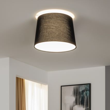 Universell lampskärm KERIA Ø 30 cm svart