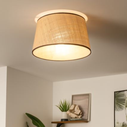 Universell lampskärm KERIA, Ø 35 cm, beige