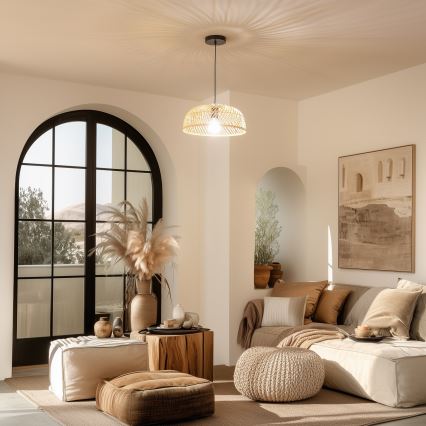 Universell lampskärm KERIA, Ø 40 cm, beige