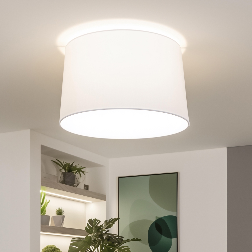 Universell lampskärm KERIA Ø 45 cm vit