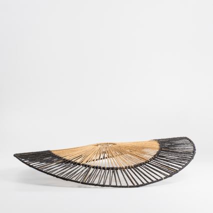 Universell lampskärm KERIA Ø 50 cm, brun/svart