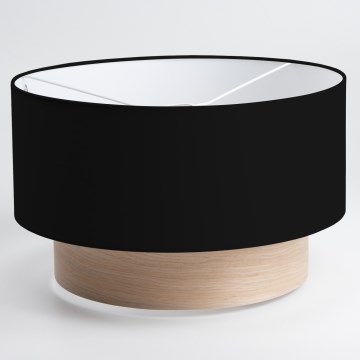 Universell lampskärm KERIA Ø 50 cm svart/brun