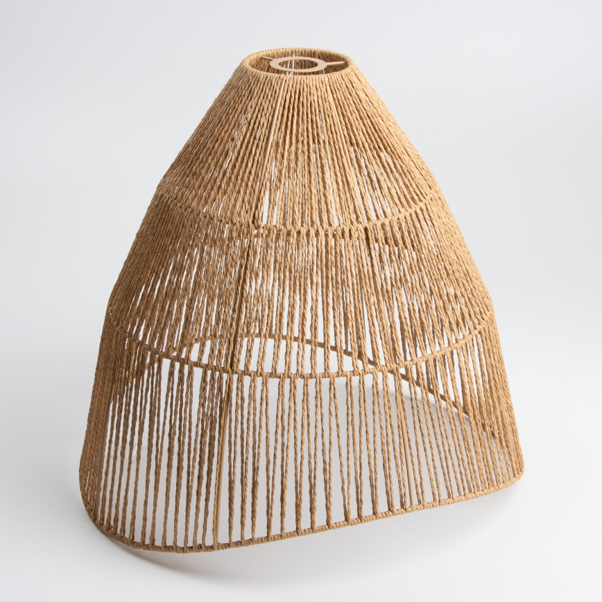 Universell lampskärm KERIA, Ø 70 cm, brun