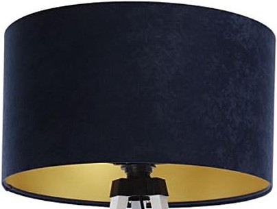 Universell lampskärm STANDARD E27 Ø 45 cm blå/guld