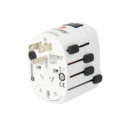 Universell reseadapter för hela världen 230V + USB port