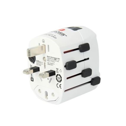 Universell reseadapter för hela världen 230V + USB port