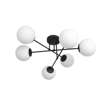 Universellt ersättningsglas MOON E27 diameter 16 cm vit