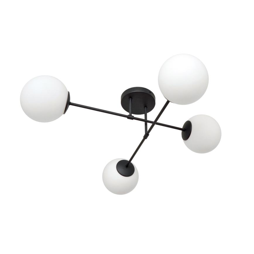 Universellt ersättningsglas MOON E27 diameter 16 cm vit