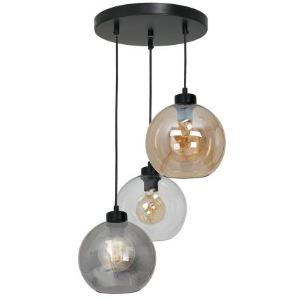 Universellt reservglas SOFIA E27 Ø 20 cm, röktonad beige
