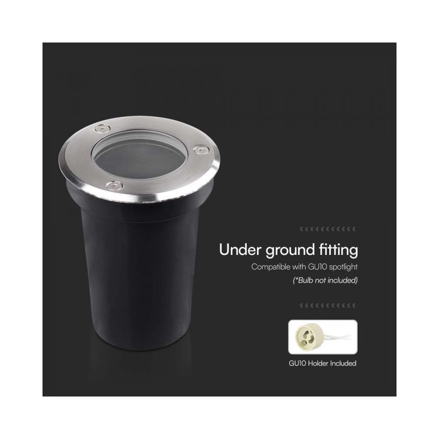 Uppfartslampa för utomhusbruk 1xGU10/35W/230V IP67