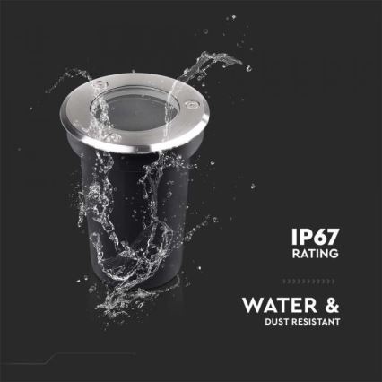 Uppfartslampa för utomhusbruk 1xGU10/35W/230V IP67