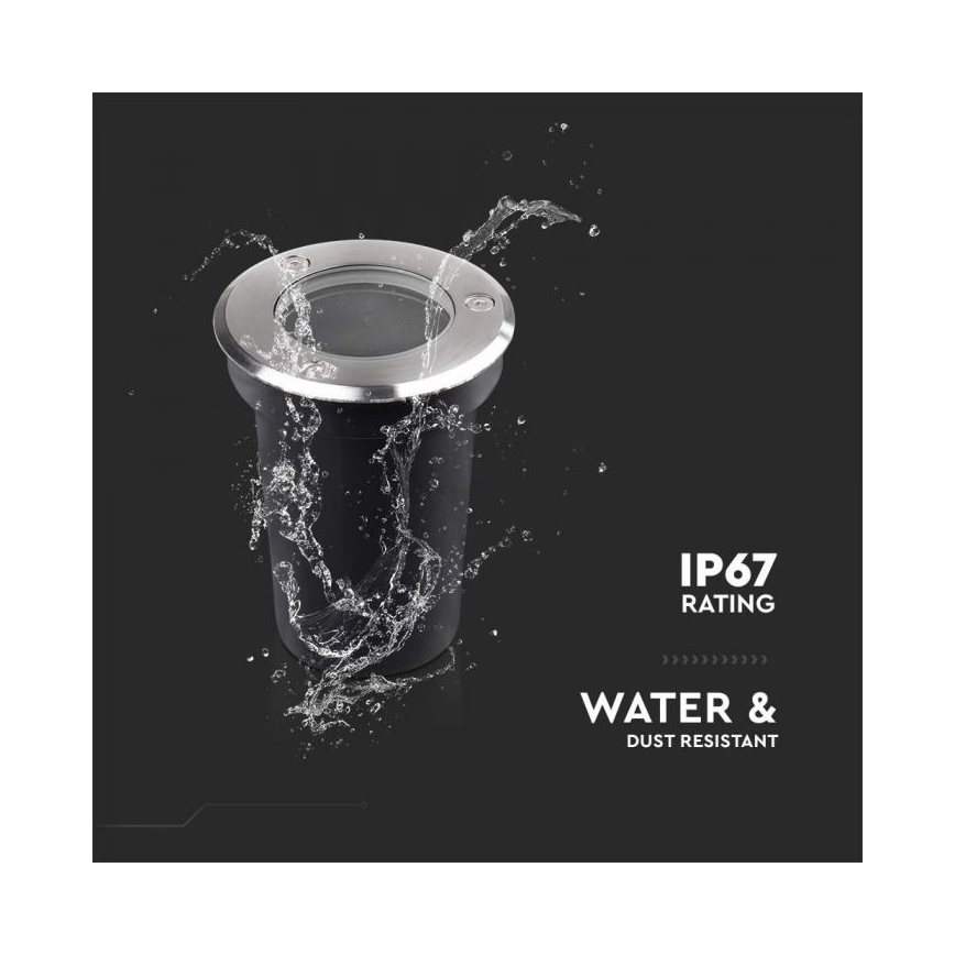 Uppfartslampa för utomhusbruk 1xGU10/35W/230V IP67