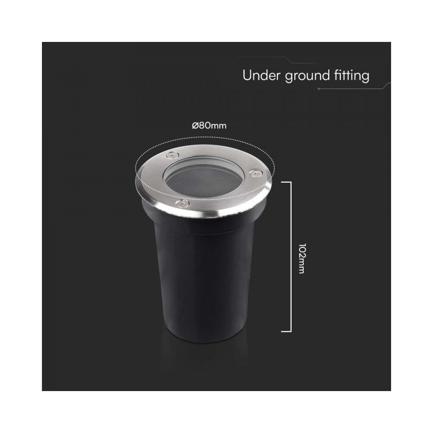 Uppfartslampa för utomhusbruk 1xGU10/35W/230V IP67