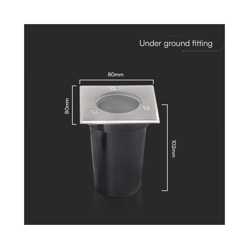 Uppfartslampa för utomhusbruk 1xGU10/35W/230V IP67