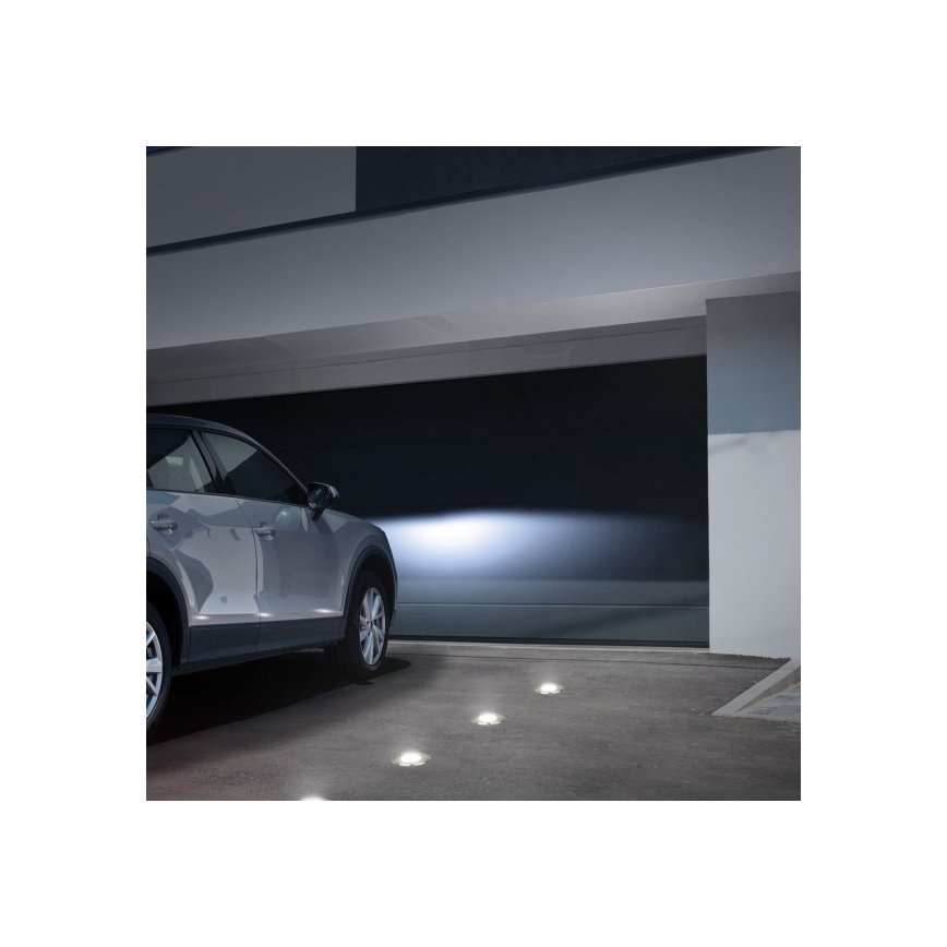 Uppfartslampa för utomhusbruk LUKKA CONNECT 1xGU10/4W/230V IP67 matt krom rund