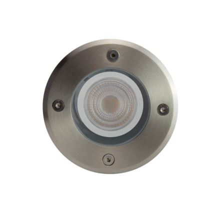 Uppfartslampa för utomhusbruk LUKKA CONNECT 1xGU10/4W/230V IP67 matt krom rund