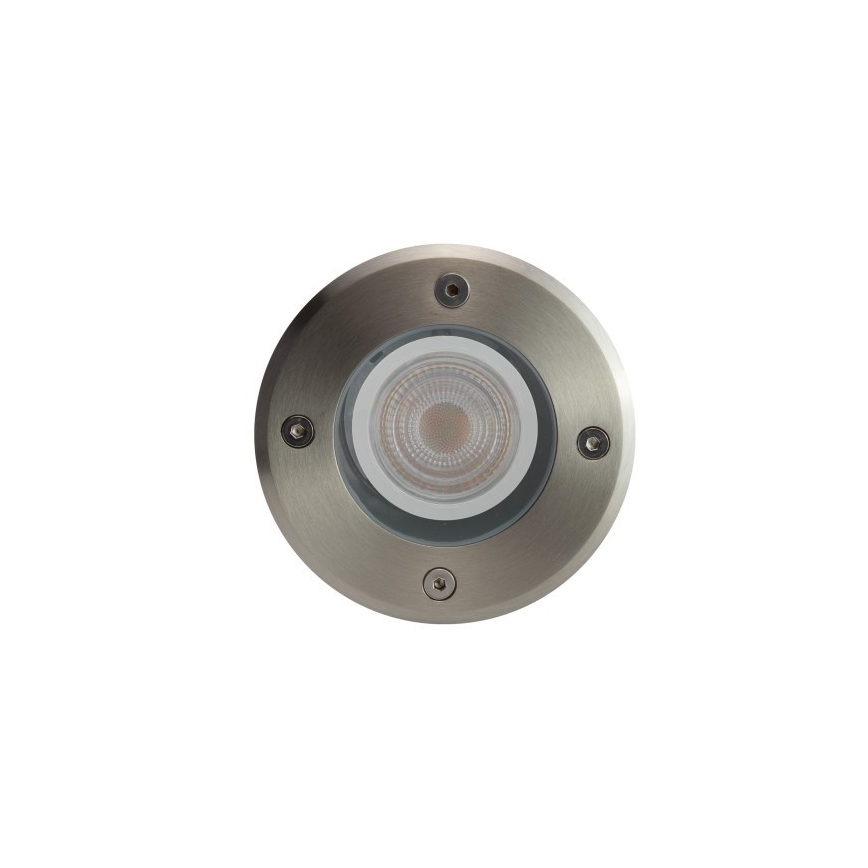 Uppfartslampa för utomhusbruk LUKKA CONNECT 1xGU10/4W/230V IP67 matt krom rund