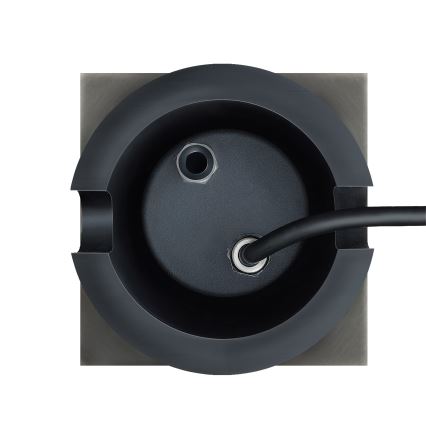 Uppfartslampa för utomhusbruk LUKKA CONNECT 1xGU10/4W/230V IP67 matt krom vinklat