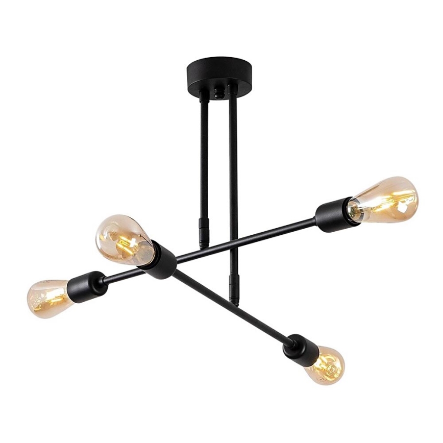 Upphängningsbar Ljuskrona  FLOWER 4xE27/40W/230V