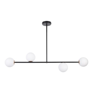 Upphängningsbar Ljuskrona  GAMA 4xG9/12W/230V svart