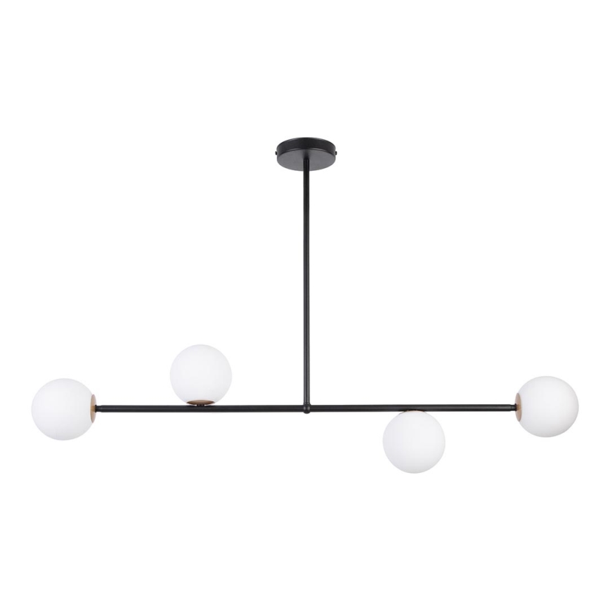 Upphängningsbar Ljuskrona  GAMA 4xG9/12W/230V svart