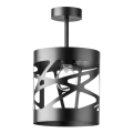 Upphängningsbar Ljuskrona  MODUL FREZ 1xE27/60W/230V diameter  17,5 cm svart 