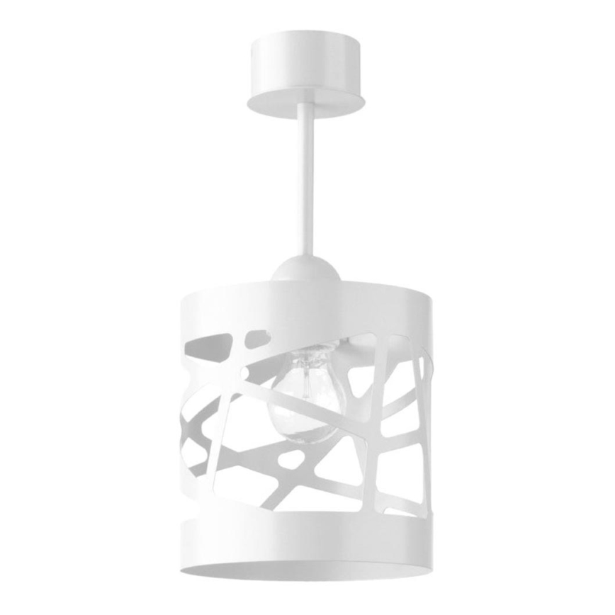 Upphängningsbar Ljuskrona  MODUL FREZ 1xE27/60W/230V diameter  17,5 cm vit 