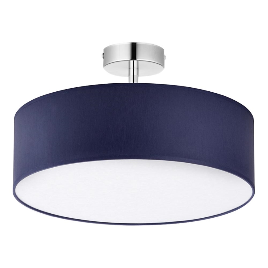 Upphängningsbar Ljuskrona  RONDO 4xE27/15W/230V diameter  40 cm blå