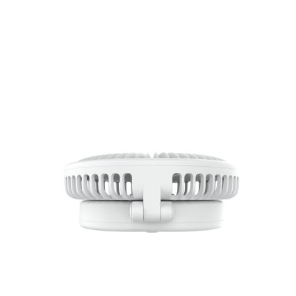 Uppladdningsbar bordsfläkt 10W/5V 2400 mAh vit