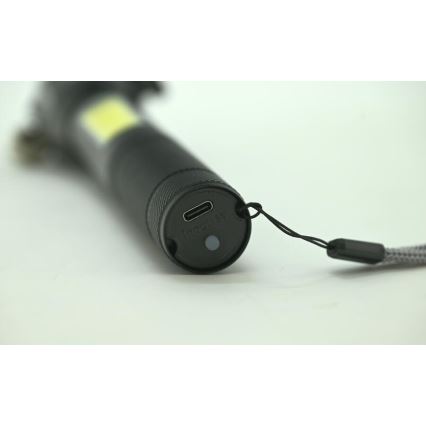 Uppladdningsbar LED-ficklampa LED/3W/5V 200 lm 1200 mAh