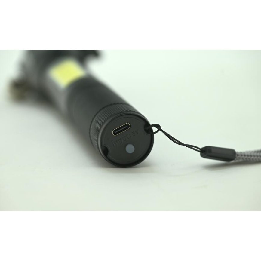 Uppladdningsbar LED-ficklampa LED/3W/5V 200 lm 1200 mAh