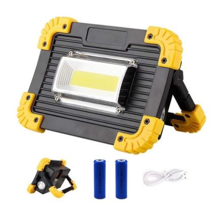 Uppladdningsbar LED-strålkastare LED/10W/4000 mAh