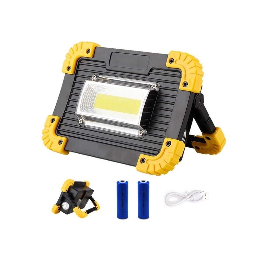 Uppladdningsbar LED-strålkastare LED/10W/4000 mAh