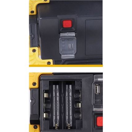 Uppladdningsbar LED-strålkastare LED/10W/4000 mAh