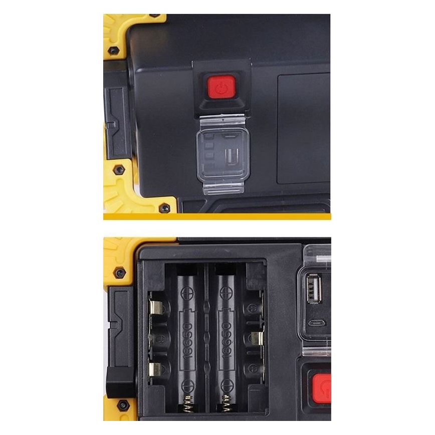 Uppladdningsbar LED-strålkastare LED/10W/4000 mAh