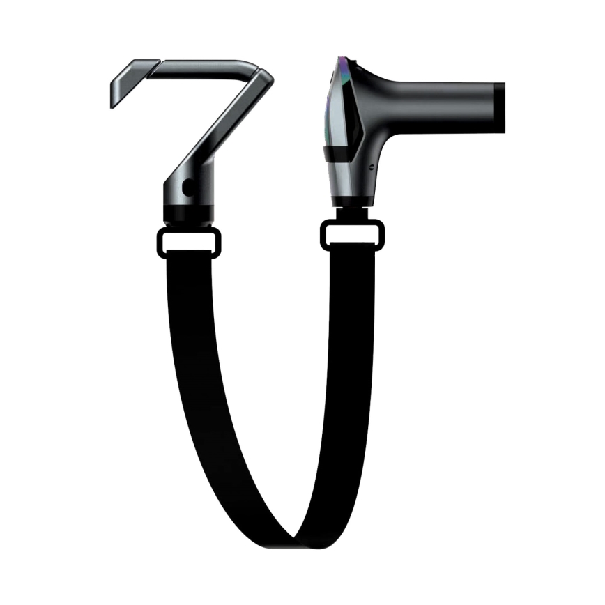 Uppladdningsbar massagespistol med 4 huvuden och strap 25W/5V 1500 mAh