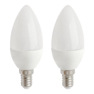 UPPSÄTTNING 2x LED glödlampa  E14/5,5W/230V 2700K - Attralux