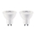 UPPSÄTTNING 2x LED glödlampa  PAR16 GU10/4,7W/230V 2700K - Attralux