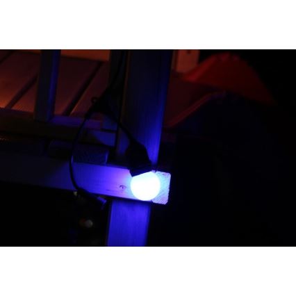 UPPSÄTTNING 2x LED glödlampa  PARTY E27/0,5W/36V blå