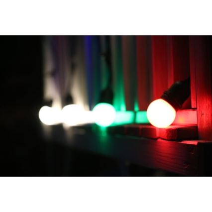 UPPSÄTTNING 2x LED glödlampa  PARTY E27/0,5W/36V grön