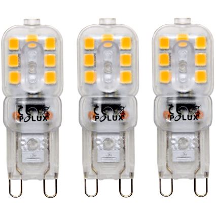 UPPSÄTTNING 3x LED glödlampa  G9/2,5W/230V 3000K