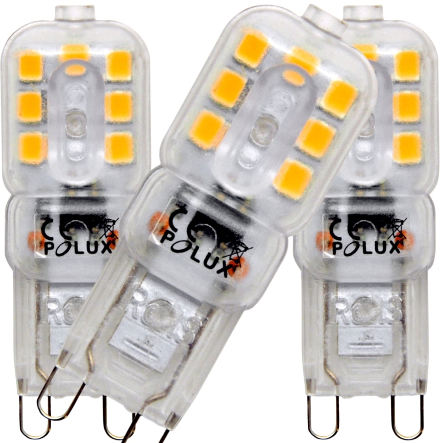 UPPSÄTTNING 3x LED glödlampa  G9/2,5W/230V 3000K